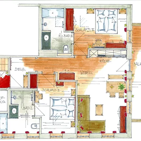 Apartmán Alpenwohnen Pletzerlehen *